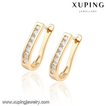 92294 Fashion Hot Sale Mexico Style Cubic Zirconia Jewelry Earring Huggie